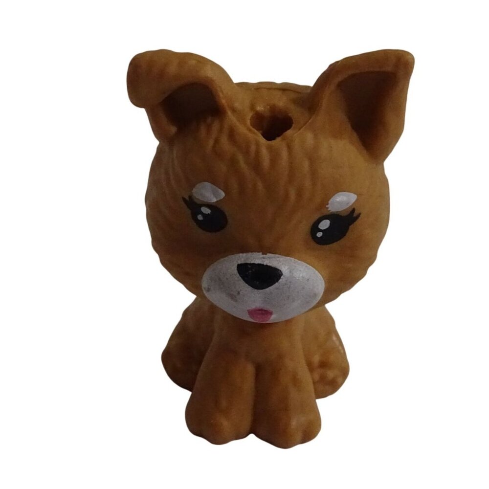 Barbie Dog Puppy Breathe with Me Meditation Brown Toy Replacement 1.5 inches